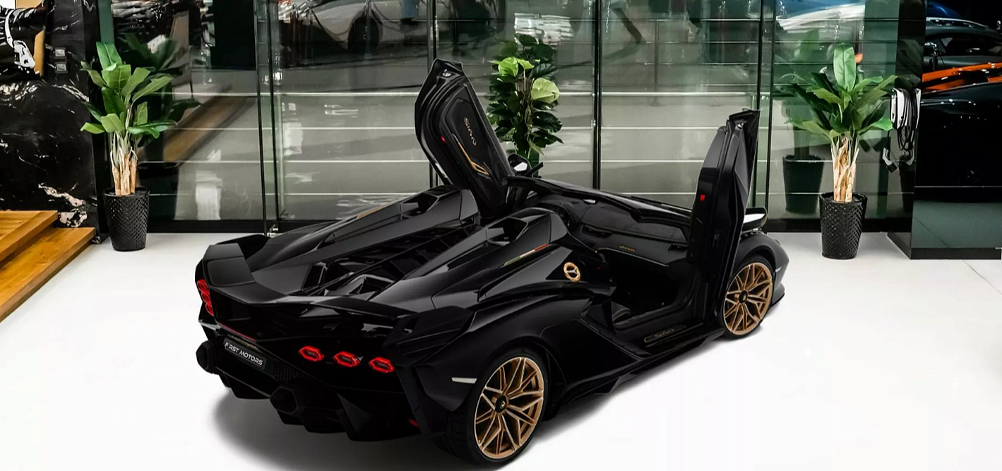 Редчайший супергибрид Lamborghini Sian FKP 37 Roadster появился в продаже в Дубае